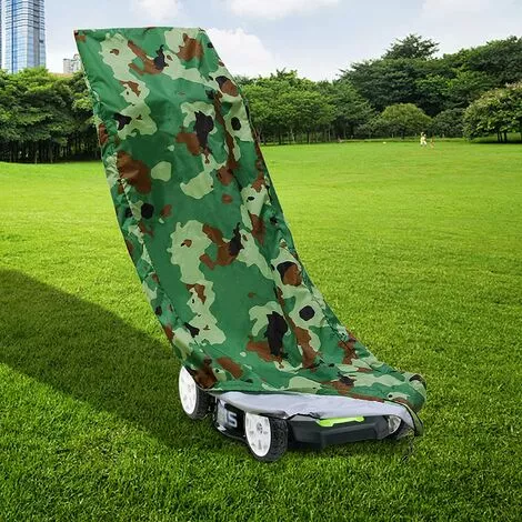 Housse De Protection Imperméable Et Anti-poussière En Tissu Oxford Avec Cordon De Serrage Pour Tondeuses à Gazon,Starlight 4 Housse De Protection Imperméable Et Anti-poussière En Tissu Oxford Avec Cordon De Serrage Pour Tondeuses à Gazon,Starlight – Image 2