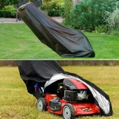 Housse Pour Tondeuse à Gazon, étanche, Anti-poussière Et Anti-UV, En 210D, Avec Cordon De Serrage Et Sac De Rangement Pour Extérieur/intérieur - 188 X 99 X 63,5 Cm,Starlight -Tondeuse Et Accessoires Boutique 54705617 5