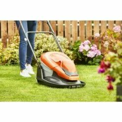 FLYMO Tondeuse électrique Sur Coussin D’air EasiGlide 330 Collect - 1700W / Largeur De Coupe 33cm / 4 Hauteurs De Coupe / Bac Collecteur 20L / Guidon Repliable (970483462) -Tondeuse Et Accessoires Boutique 55014870 3
