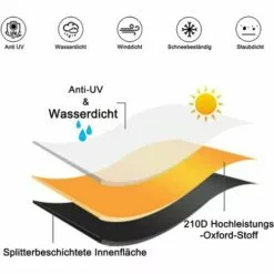 HKLFFJA Housse De Protection Pour Tondeuse à Gazon, 193 X 112 X 64 Cm, Housse De Protection Avec Cordon De Serrage Et Sac De Rangement, Aux Intempéries, Housse De Protection Pour Tracteur De Pelouse 10 HKLFFJA Housse De Protection Pour Tondeuse à Gazon, 193 X 112 X 64 Cm, Housse De Protection Avec Cordon De Serrage Et Sac De Rangement, Aux Intempéries, Housse De Protection Pour Tracteur De Pelouse -Tondeuse Et Accessoires Boutique 55030965 4