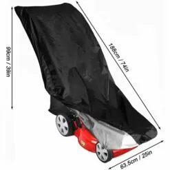 HKLFFJA Housse De Protection Universelle Pour Tondeuse à Gazon, 210D étanche, Avec Cordon De Serrage Et Sac De Rangement (M) -Tondeuse Et Accessoires Boutique 55030968 2