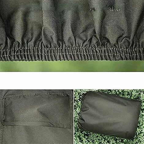 HKLFFJA Housse De Tondeuse Autoportée, Imperméable, Robuste, Durable, Résistante Aux UV Et à L'eau Pour Tracteur De Jardin Autoporté à L'intérieur Et à L'extérieur (Color : Green, Size : 170x61x117cm) 6 HKLFFJA Housse De Tondeuse Autoportée, Imperméable, Robuste, Durable, Résistante Aux UV Et à L'eau Pour Tracteur De Jardin Autoporté à L'intérieur Et à L'extérieur (Color : Green, Size : 170x61x117cm) – Image 4