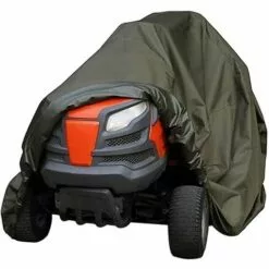 HKLFFJA Housse De Tondeuse Autoportée, Imperméable, Robuste, Durable, Résistante Aux UV Et à L'eau Pour Tracteur De Jardin Autoporté à L'intérieur Et à L'extérieur (Color : Green, Size : 170x61x117cm)