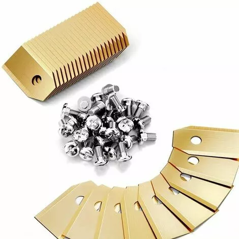 GUAZHUNIFR Lame Robot Tondeuse , 30 Lames De Rechange Universelles Couteau De Rechange Adapté à Toutes Les Tondeuses à Gazon Robotiques Husqvarna Automower, Gardena,Guazhuni 3 GUAZHUNIFR Lame Robot Tondeuse , 30 Lames De Rechange Universelles Couteau De Rechange Adapté à Toutes Les Tondeuses à Gazon Robotiques Husqvarna Automower, Gardena,Guazhuni