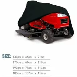 HKLFFJA Housse Pour Tondeuse À Gazon Autoportée, Tondeuse À Gazon Bâche Housse De Capot Housse Étanche Pour Tracteur De Jardin Autoporté (Color : Black, Size : 170 * 61 * 117cm) 10 HKLFFJA Housse Pour Tondeuse À Gazon Autoportée, Tondeuse À Gazon Bâche Housse De Capot Housse Étanche Pour Tracteur De Jardin Autoporté (Color : Black, Size : 170 * 61 * 117cm) -Tondeuse Et Accessoires Boutique 55254527 4