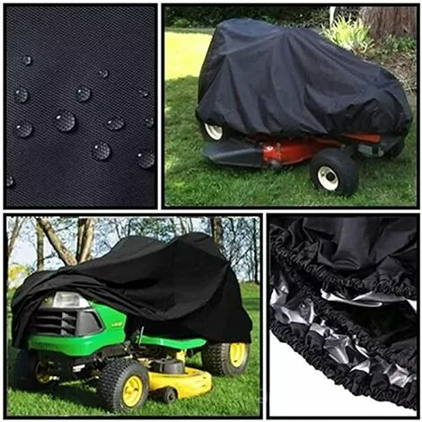HKLFFJA Couverture De Bâche De Tondeuse À Gazon Housse De Protection Universelle 210D Tissu Oxford Imperméable Pour La Protection Contre La Poussière De Tracteur De Pelouse 6 HKLFFJA Couverture De Bâche De Tondeuse À Gazon Housse De Protection Universelle 210D Tissu Oxford Imperméable Pour La Protection Contre La Poussière De Tracteur De Pelouse – Image 4