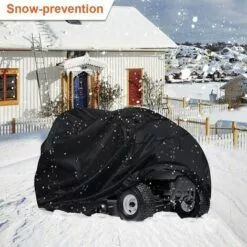 HKLFFJA Tondeuse À Siège Tracteur Cover-210D Polyester Oxford Couverture De Stockage, Protection UV Étanche Extérieur, Sac À Cordonnet De Stockage, Convient Decks Jusqu'à 54" -Tondeuse Et Accessoires Boutique 55254626 5