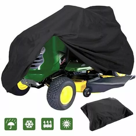 HKLFFJA Bâche Voiture, Couverture Pour La Couverture De Tondeuse à Lawn Du Tracteur Solaire Imperméable Tous Protection Météo (Color Name : Black, Size : S) 3 HKLFFJA Bâche Voiture, Couverture Pour La Couverture De Tondeuse à Lawn Du Tracteur Solaire Imperméable Tous Protection Météo (Color Name : Black, Size : S)