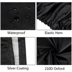 HKLFFJA Bâche Voiture, Couverture Pour La Couverture De Tondeuse à Lawn Du Tracteur Solaire Imperméable Tous Protection Météo (Color Name : Black, Size : S) 10 HKLFFJA Bâche Voiture, Couverture Pour La Couverture De Tondeuse à Lawn Du Tracteur Solaire Imperméable Tous Protection Météo (Color Name : Black, Size : S) -Tondeuse Et Accessoires Boutique 55255350 4