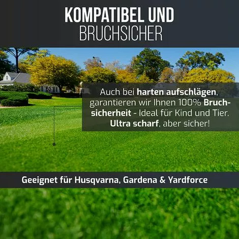 SUPERMARKET 30x LONGUE DURÉE Lames De TondeuseTondeuses Robotiques - Lame Robot Tondeuse En Titane + 30 Vis,Superma,or 7 SUPERMARKET 30x LONGUE DURÉE Lames De TondeuseTondeuses Robotiques - Lame Robot Tondeuse En Titane + 30 Vis,Superma,or – Image 5