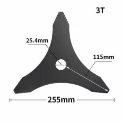 SUPERMARKET 3T Lame De Débroussailleuse Avec Kit D'entretien D'accessoire D'adaptateur De Lame De Tondeuse à Gazon De Machine De Jardinage Pour Mauvaises Herbes Fraîches Et Tondeuse,Superma,noir,1 Jeu De 5 Pièces -Tondeuse Et Accessoires Boutique 55490068 3