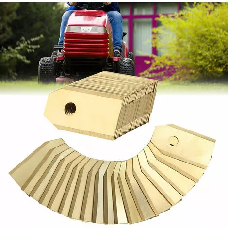 Hengda 30x Lames De Couteau En Titane Lames De Rechange De Qualité Gardena Set Yardforce Automower - Jaune 3 Hengda 30x Lames De Couteau En Titane Lames De Rechange De Qualité Gardena Set Yardforce Automower - Jaune