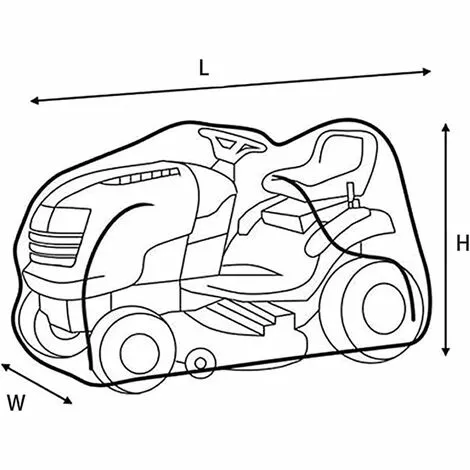 FR-LIFE BR-Vie Housse De Protection Pour Tondeuse à Gazon Robuste Durable Et Imperméable Couverture De Tondeuse À Gazon Bâche Armée Vert 140*66*91CM 7 FR-LIFE BR-Vie Housse De Protection Pour Tondeuse à Gazon Robuste Durable Et Imperméable Couverture De Tondeuse À Gazon Bâche Armée Vert 140*66*91CM – Image 5
