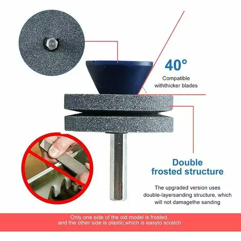 FR-LIFE BR-Vie 2 Affûteurs De Lame De Tondeuse à Gazon Double Couche,ésistant à L'usure Adapté à La Plupart Des Perceuses électriques Ou Perceuses à Main Professionnelle Accessoire Perceuse De Fichier Rotatif 6 FR-LIFE BR-Vie 2 Affûteurs De Lame De Tondeuse à Gazon Double Couche,ésistant à L'usure Adapté à La Plupart Des Perceuses électriques Ou Perceuses à Main Professionnelle Accessoire Perceuse De Fichier Rotatif â Image 4