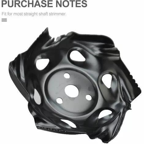 SUPERSELLER Accessoire Pour Tondeuse Et Autoportée Tête De Coupe Lame De Coupe Tête De Tondeuse à Gazon D'extérieur Tête De Rasoir En Acier Accessoires D'affûtage De Tête Outil De Mangeur D'herbe Remplacement Très Résistant - Le Noir 5 SUPERSELLER Accessoire Pour Tondeuse Et Autoportée Tête De Coupe Lame De Coupe Tête De Tondeuse à Gazon D'extérieur Tête De Rasoir En Acier Accessoires D'affûtage De Tête Outil De Mangeur D'herbe Remplacement Très Résistant - Le Noir – Image 3