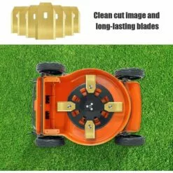 TINOR 45 Pièces Lames Tondeuse En Titane, Lame Robot Tondeuse Pour Husqvarn/Automower/Yardforce/Gardena Avec Vis, Lames De Rechange Pour Modèles 105, 310, 315, 320, 420, 430x, R40i 10 TINOR 45 Pièces Lames Tondeuse En Titane, Lame Robot Tondeuse Pour Husqvarn/Automower/Yardforce/Gardena Avec Vis, Lames De Rechange Pour Modèles 105, 310, 315, 320, 420, 430x, R40i -Tondeuse Et Accessoires Boutique 56198330 4