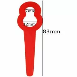 HKLFFJA 20 Pcs Lames De Tondeuse Pour RT250 Jardin Pelouse Tondeuse Accessoires,lames De Rechange,couteau En Plastique, Coupe-bordures Sans Fil -Tondeuse Et Accessoires Boutique 57020351 2