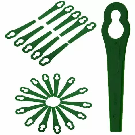 HKLFFJA Lot De 120 Lames De Rechange Pour Tondeuse à Gazon, Lame De Rechange En Plastique Pour Tondeuse à Gazon, Lames De Coupe Pour Tondeuse à Gazon, Lames De Rechange En Plastique(Vert) 3 HKLFFJA Lot De 120 Lames De Rechange Pour Tondeuse à Gazon, Lame De Rechange En Plastique Pour Tondeuse à Gazon, Lames De Coupe Pour Tondeuse à Gazon, Lames De Rechange En Plastique(Vert)
