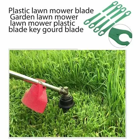 HKLFFJA Lot De 120 Lames De Rechange Pour Tondeuse à Gazon, Lame De Rechange En Plastique Pour Tondeuse à Gazon, Lames De Coupe Pour Tondeuse à Gazon, Lames De Rechange En Plastique(Vert) 5 HKLFFJA Lot De 120 Lames De Rechange Pour Tondeuse à Gazon, Lame De Rechange En Plastique Pour Tondeuse à Gazon, Lames De Coupe Pour Tondeuse à Gazon, Lames De Rechange En Plastique(Vert) â Image 3
