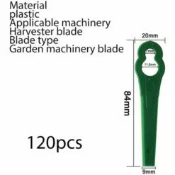 HKLFFJA Lot De 120 Lames De Rechange Pour Tondeuse à Gazon, Lame De Rechange En Plastique Pour Tondeuse à Gazon, Lames De Coupe Pour Tondeuse à Gazon, Lames De Rechange En Plastique(Vert) 11 HKLFFJA Lot De 120 Lames De Rechange Pour Tondeuse à Gazon, Lame De Rechange En Plastique Pour Tondeuse à Gazon, Lames De Coupe Pour Tondeuse à Gazon, Lames De Rechange En Plastique(Vert) -Tondeuse Et Accessoires Boutique 57020481 5