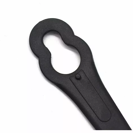 CHANCEY Lames De Tondeuse,Lames En Plastique De Tondeuse Rechange Robuste 100pcs Jardin Pelouse Tondeuse Accessoires,SEMAket,noir 5 CHANCEY Lames De Tondeuse,Lames En Plastique De Tondeuse Rechange Robuste 100pcs Jardin Pelouse Tondeuse Accessoires,SEMAket,noir – Image 3