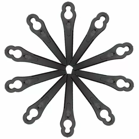 CHANCEY Lames De Tondeuse,Lames En Plastique De Tondeuse Rechange Robuste 100pcs Jardin Pelouse Tondeuse Accessoires,SEMAket,noir 7 CHANCEY Lames De Tondeuse,Lames En Plastique De Tondeuse Rechange Robuste 100pcs Jardin Pelouse Tondeuse Accessoires,SEMAket,noir – Image 5