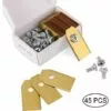 LITZEE 45 X Lames De Couteau En Titane Pour Toutes Les Tondeuses Robotiques Husqvarn/Automower/ Yardforce/Gardena(3g-0.75mm) Avec 45 Vis, Lames De Rechange Pour Modèles 105,310,315,320,420,430x,r40i -Tondeuse Et Accessoires Boutique 57342659 1