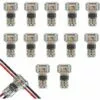 FLYME 12Pcs Connecteurs De Câble En T, 12V Etanches Connecteur De Fil Electrique à 2 Broches Connecteur Basse Tension Pour Connexion Electrique Temporaire / Audio / Vidéo / Eclairage 2 FLYME 12Pcs Connecteurs De Câble En T, 12V Etanches Connecteur De Fil Electrique à 2 Broches Connecteur Basse Tension Pour Connexion Electrique Temporaire / Audio / Vidéo / Eclairage -Tondeuse Et Accessoires Boutique 57355370 1