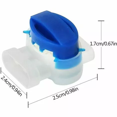 HKLFFJA Connecteurs De Câble Remplis Des Résines, 40 Pièces Connecteurs De Câble Robot Tondeuse Remplis Étanche 3 Trous Fils Électrique Sertis Gel Résine Pour Tondeuses à Gazon Robotiques Automower. 4 HKLFFJA Connecteurs De Câble Remplis Des Résines, 40 Pièces Connecteurs De Câble Robot Tondeuse Remplis Étanche 3 Trous Fils Électrique Sertis Gel Résine Pour Tondeuses à Gazon Robotiques Automower. – Image 2