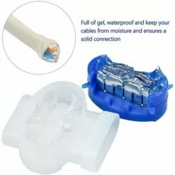 HKLFFJA Connecteurs De Câble,Set De Connecteurs De Câbles,Lot De 40 Connecteurs De Câble Remplis Des Résines,Étanches,Sûrs,Dénudage Inutile,pour Robot Tondeuse Jardin Extérieur Et Voiture -Tondeuse Et Accessoires Boutique 57478687 3