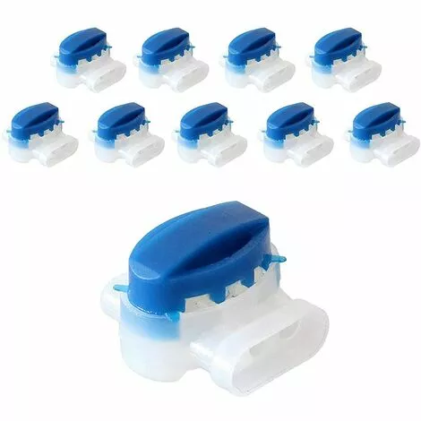 HKLFFJA 10 Pièces Connecteurs Câble, Borne Connecteur Cable, Connecteur Étanche, Connecteur Fil À Sertir À 3 Trous Connecteur De Tondeuse Rempli De Gel, Pour Les Tondeuses À Gazon Robotisées 3 HKLFFJA 10 Pièces Connecteurs Câble, Borne Connecteur Cable, Connecteur Étanche, Connecteur Fil À Sertir À 3 Trous Connecteur De Tondeuse Rempli De Gel, Pour Les Tondeuses À Gazon Robotisées