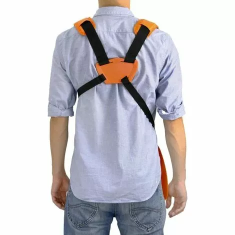 ROSIER Bandoulière à Trimmer, Bandoulière à Double épaule Confort Brush Cutter Trimmer Épaulière Harnais Sangle Tondeuse à Gazon, Ceinture En Nylon Pour Jardin De Coupeur De Brosse (orange)——VEBTles 6 ROSIER Bandoulière à Trimmer, Bandoulière à Double épaule Confort Brush Cutter Trimmer Épaulière Harnais Sangle Tondeuse à Gazon, Ceinture En Nylon Pour Jardin De Coupeur De Brosse (orange)——VEBTles – Image 4