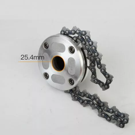 DONTODENT Tête De Fauche à Chaîne - Tête De Fauche à Chaîne - Tête De Faucheuse Irrigatrice - Tête De Faucheuse Sarcleuse - Noir - Entretoise Universelle 25.4mm 6 DONTODENT Tête De Fauche à Chaîne - Tête De Fauche à Chaîne - Tête De Faucheuse Irrigatrice - Tête De Faucheuse Sarcleuse - Noir - Entretoise Universelle 25.4mm – Image 4