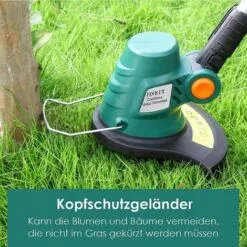 FIXKIT Coupe Bordure Sans Fil, Charge Rapide 1H, Batterie Li-V 20V, Cercle De Coupe De 230 Mm, Poignée Réglable,Débroussailleuse Angle De Réglage De 180 °, 10 Lames En Plastique -Tondeuse Et Accessoires Boutique 58088900 4