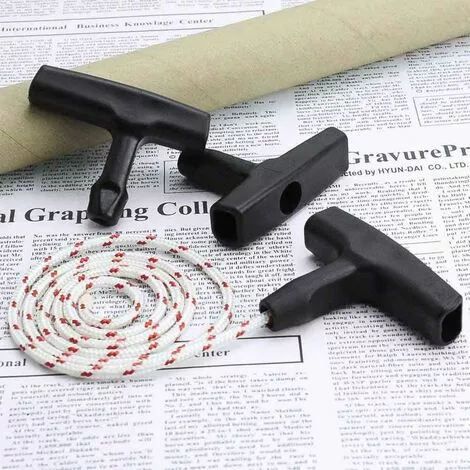 TANABATA Poignée De Démarreur Tondeuse à Gazon Corde De Démarrage à Rappel Avec 3 Pièces Poignée De Démarrage Accessoires De Tondeuse à Cordon Pour La Plupart Des Tondeuses à Gazon 6 TANABATA Poignée De Démarreur Tondeuse à Gazon Corde De Démarrage à Rappel Avec 3 Pièces Poignée De Démarrage Accessoires De Tondeuse à Cordon Pour La Plupart Des Tondeuses à Gazon – Image 4