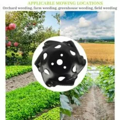 GRID COOL Tête De Coupe Herbe, Tête De Désherbage, Tete Mauvaise Herbe, Tete Coupe Bordure Universelle, Tete De Debroussailleuse Acier, Debroussailleuse Accessoires, Pour Maison Jardin, 9 GRID COOL Tête De Coupe Herbe, Tête De Désherbage, Tete Mauvaise Herbe, Tete Coupe Bordure Universelle, Tete De Debroussailleuse Acier, Debroussailleuse Accessoires, Pour Maison Jardin, -Tondeuse Et Accessoires Boutique 58349423 3