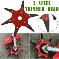 FONTAINEBLEAU Lames En Acier De 70 Mm Rasoirs Tondeuse à Gazon Mangeur D'herbe Tête De Coupe Brosse Outil De Coupe,Fonepro 8 FONTAINEBLEAU Lames En Acier De 70 Mm Rasoirs Tondeuse à Gazon Mangeur D'herbe Tête De Coupe Brosse Outil De Coupe,Fonepro -Tondeuse Et Accessoires Boutique 58383262 2