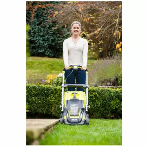 Tondeuse RYOBI 36V Brushless - Coupe 46cm - 1 Batterie 5.0Ah - 1 Chargeur - RLM36X46H50PG 5 Tondeuse RYOBI 36V Brushless - Coupe 46cm - 1 Batterie 5.0Ah - 1 Chargeur - RLM36X46H50PG – Image 3