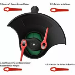 FVBJD 100 Pièces Lames En Plastique,Florabest Border Cutter, Lame De Tondeuse En Plastique Pour Coupe Bordure Florabest(La Couleur Verte) 10 FVBJD 100 Pièces Lames En Plastique,Florabest Border Cutter, Lame De Tondeuse En Plastique Pour Coupe Bordure Florabest(La Couleur Verte) -Tondeuse Et Accessoires Boutique 58677360 4