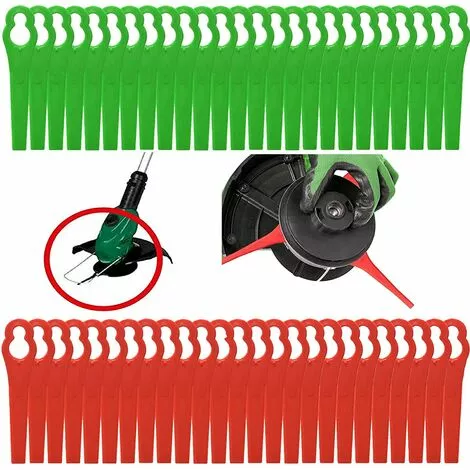 FVBJD 50 Pièces Lames En Plastique,Florabest Border Cutter, Lame De Tondeuse En Plastique Pour Coupe Bordure Florabest(La Couleur Verte) 3 FVBJD 50 Pièces Lames En Plastique,Florabest Border Cutter, Lame De Tondeuse En Plastique Pour Coupe Bordure Florabest(La Couleur Verte)