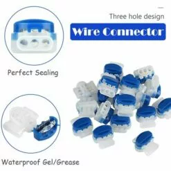 FVBJD 18 Pièces Connecteurs De Câble Remplis Des Résines, Connecteurs Pour Câble Périphérique, 314 Connecteurs De Câble Étanche 3 Trous, Parfait Pour Jardin & Extérieur Et Tondeuse Robot 9 FVBJD 18 Pièces Connecteurs De Câble Remplis Des Résines, Connecteurs Pour Câble Périphérique, 314 Connecteurs De Câble Étanche 3 Trous, Parfait Pour Jardin & Extérieur Et Tondeuse Robot -Tondeuse Et Accessoires Boutique 58758215 3