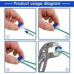 FVBJD 18 Pièces Connecteurs De Câble Remplis Des Résines, Connecteurs Pour Câble Périphérique, 314 Connecteurs De Câble Étanche 3 Trous, Parfait Pour Jardin & Extérieur Et Tondeuse Robot 10 FVBJD 18 Pièces Connecteurs De Câble Remplis Des Résines, Connecteurs Pour Câble Périphérique, 314 Connecteurs De Câble Étanche 3 Trous, Parfait Pour Jardin & Extérieur Et Tondeuse Robot -Tondeuse Et Accessoires Boutique 58758215 4