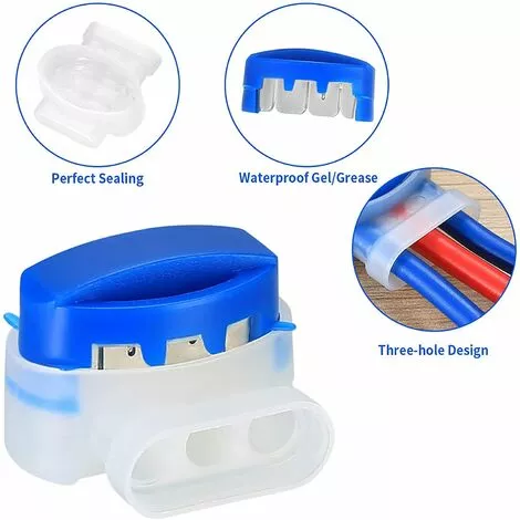 FVBJD 20 Pièces Connecteurs De Câbles Pour Robot Tondeuse, Raccords De Câble Périphérique Du Robot, Connecteurs Support Pour Câble Tondeuses à Gazon Robotiques Extérieures De Jardin 6 FVBJD 20 Pièces Connecteurs De Câbles Pour Robot Tondeuse, Raccords De Câble Périphérique Du Robot, Connecteurs Support Pour Câble Tondeuses à Gazon Robotiques Extérieures De Jardin â Image 4