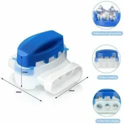 FVBJD 26pcs Connecteurs De Câble Remplis Des Résines, Connecteurs De Câbles Pour Robot Tondeuse, Etanche Connecteur Fil Tondeuse Pour Jardin & Extérieur Et Tondeuse Robot Et Voiture Mower 8 FVBJD 26pcs Connecteurs De Câble Remplis Des Résines, Connecteurs De Câbles Pour Robot Tondeuse, Etanche Connecteur Fil Tondeuse Pour Jardin & Extérieur Et Tondeuse Robot Et Voiture Mower -Tondeuse Et Accessoires Boutique 58758246 2