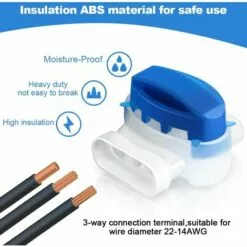 FVBJD 26pcs Connecteurs De Câble Remplis Des Résines, Connecteurs De Câbles Pour Robot Tondeuse, Etanche Connecteur Fil Tondeuse Pour Jardin & Extérieur Et Tondeuse Robot Et Voiture Mower 9 FVBJD 26pcs Connecteurs De Câble Remplis Des Résines, Connecteurs De Câbles Pour Robot Tondeuse, Etanche Connecteur Fil Tondeuse Pour Jardin & Extérieur Et Tondeuse Robot Et Voiture Mower -Tondeuse Et Accessoires Boutique 58758246 3