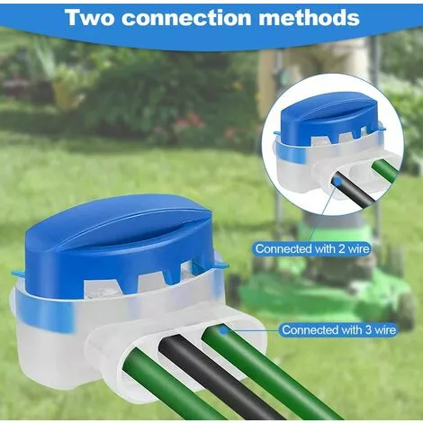 FVBJD 26pcs Connecteurs De Câble Remplis Des Résines, Connecteurs De Câbles Pour Robot Tondeuse, Etanche Connecteur Fil Tondeuse Pour Jardin & Extérieur Et Tondeuse Robot Et Voiture Mower 7 FVBJD 26pcs Connecteurs De Câble Remplis Des Résines, Connecteurs De Câbles Pour Robot Tondeuse, Etanche Connecteur Fil Tondeuse Pour Jardin & Extérieur Et Tondeuse Robot Et Voiture Mower – Image 5