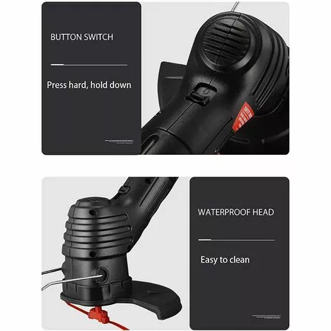 NAXUNNN Tondeuse à Gazon électrique Sans Fil Avec Batterie - Portable Et Extensible - Sans Fil - Pour Terrasse, Jardin 7 NAXUNNN Tondeuse à Gazon électrique Sans Fil Avec Batterie - Portable Et Extensible - Sans Fil - Pour Terrasse, Jardin – Image 5