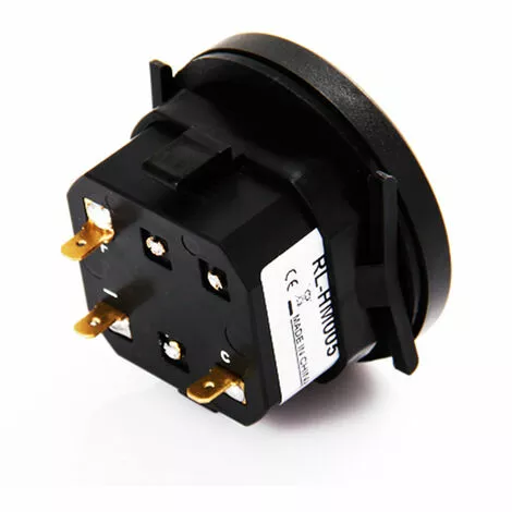 GUAZHUNIFR GU.B/bon Compteur Horaire Rond LCD Compteur Horaire Quartz AC86-230V Pour Chariot Fourche Chariot De Golf Bateau Tracteur Générateur Moteur Tondeuse 6 GUAZHUNIFR GU.B/bon Compteur Horaire Rond LCD Compteur Horaire Quartz AC86-230V Pour Chariot Fourche Chariot De Golf Bateau Tracteur Générateur Moteur Tondeuse – Image 4