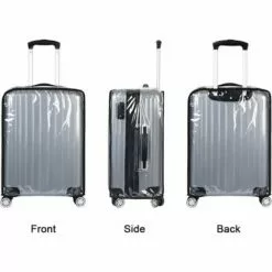 HEGUYEY Housse De Protection Pour Bagages,22 Pouces Housse Protection De Valise,Transparent PVC Couvertures De Valise Imperméable De Voyage Housse De Protection De Valise 9 HEGUYEY Housse De Protection Pour Bagages,22 Pouces Housse Protection De Valise,Transparent PVC Couvertures De Valise Imperméable De Voyage Housse De Protection De Valise -Tondeuse Et Accessoires Boutique 59603787 3