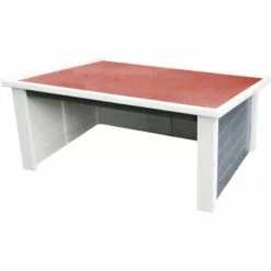 WILTEC Garage Carport Pour Un Robot Tondeuse Avec Un Toit Plat Et Un Film D’étanchéité 108x83x48cm -Tondeuse Et Accessoires Boutique 5978818 2